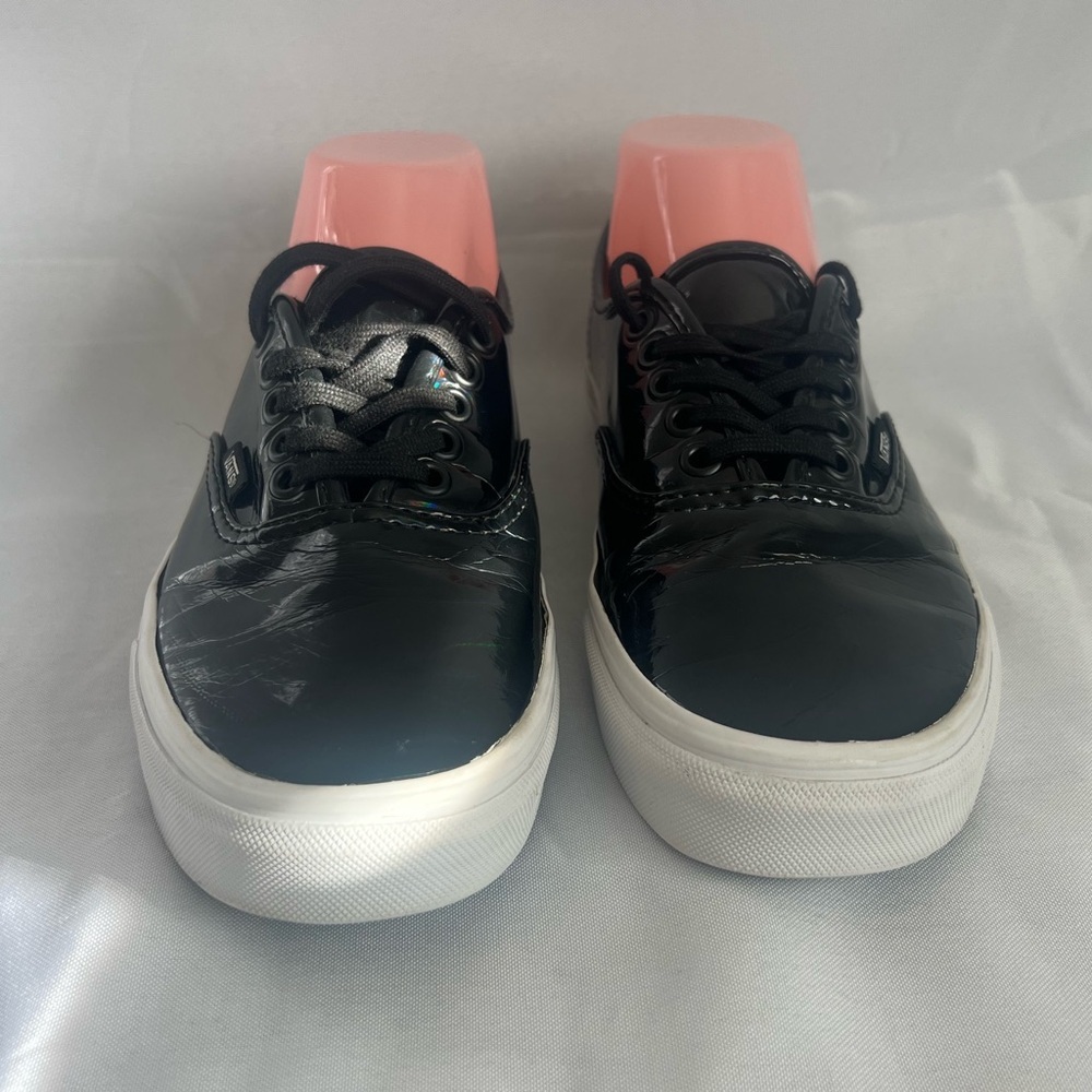 Vans Black Patent Leather Sneakers - Picture 3 of 7